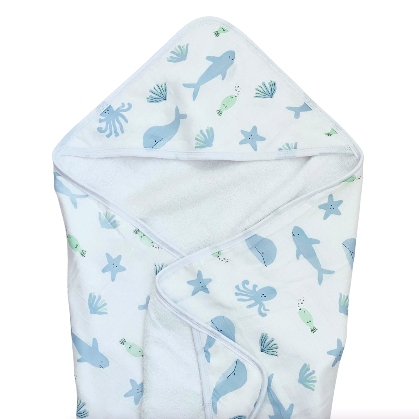Hooded Towel Under the Sea