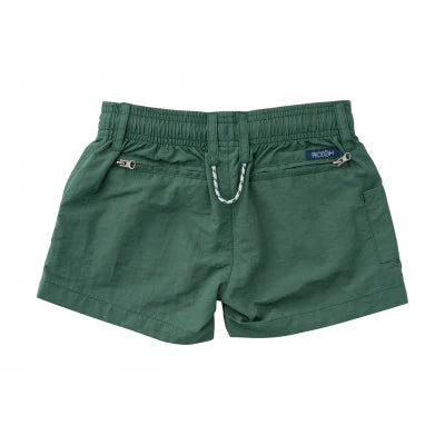 Boys Outrigger Short Smoke Pine Green