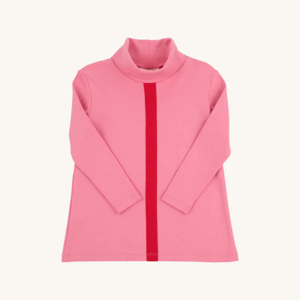 Tenley Tunic Pima Hamptons Hot Pink/Richmond Red