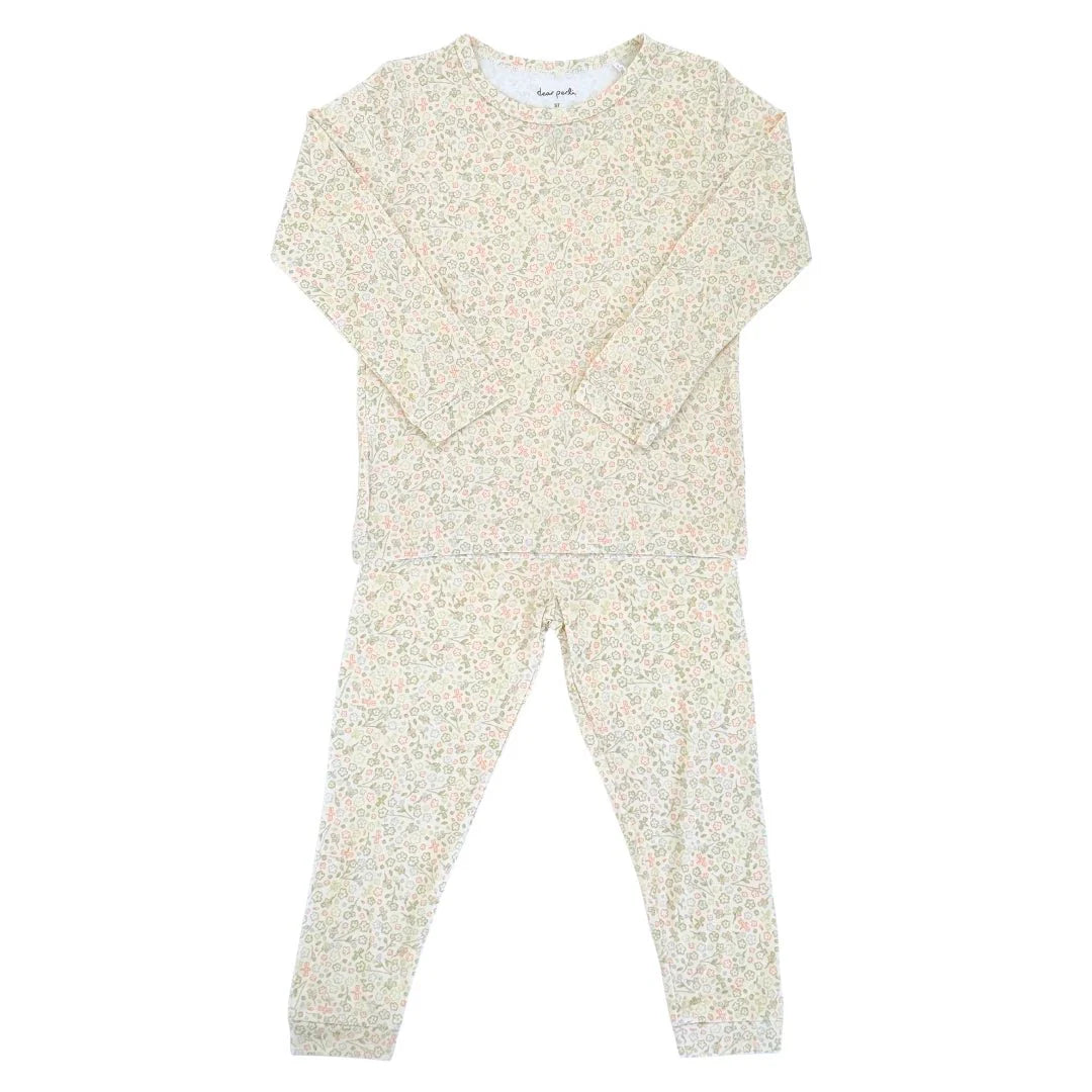 Toddler Pajama Set in Bloom By The Pond