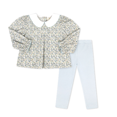 Caroline Legging Set Long Sleeve Whispering Floral Blooms