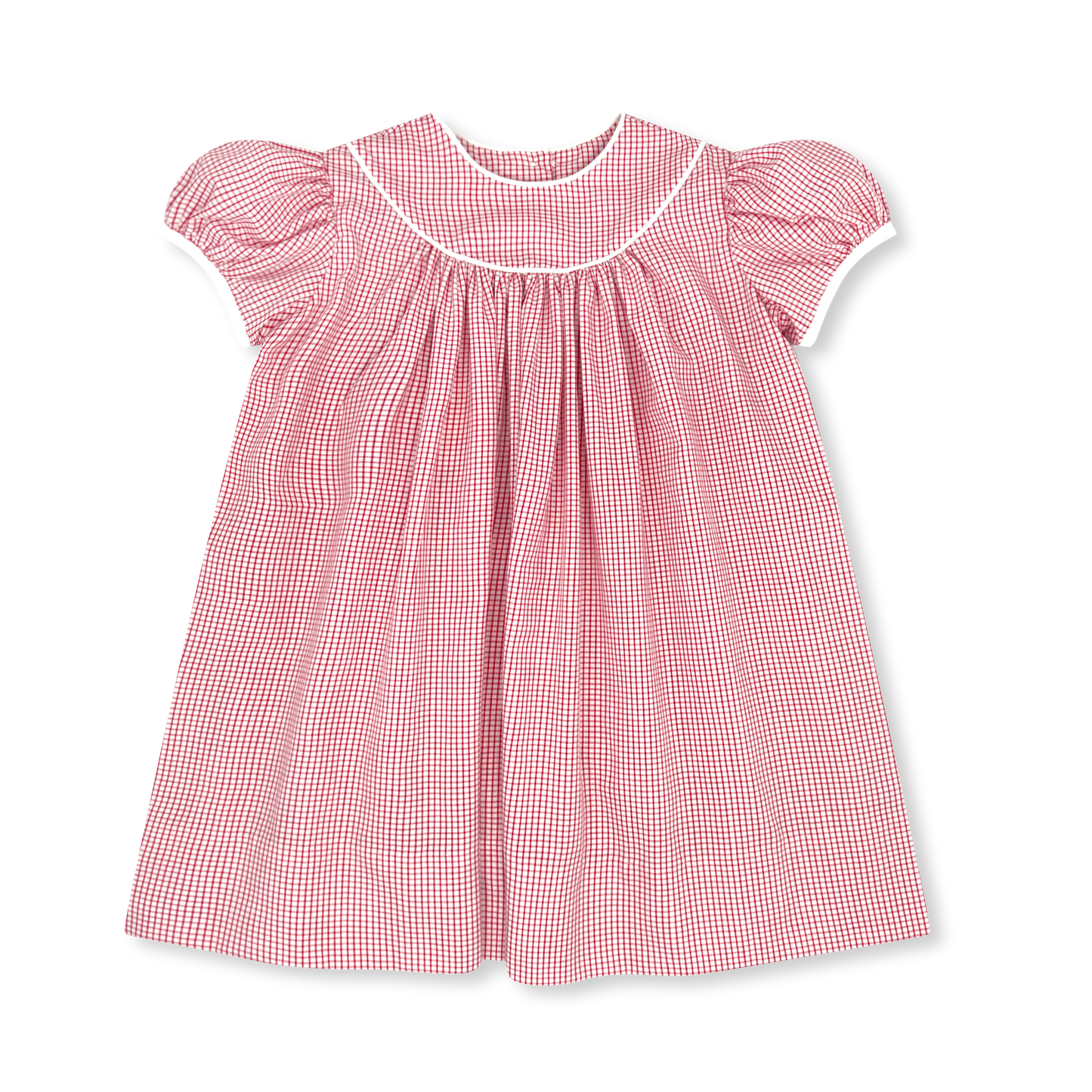 Rosie Dress Redford Red Windowpane