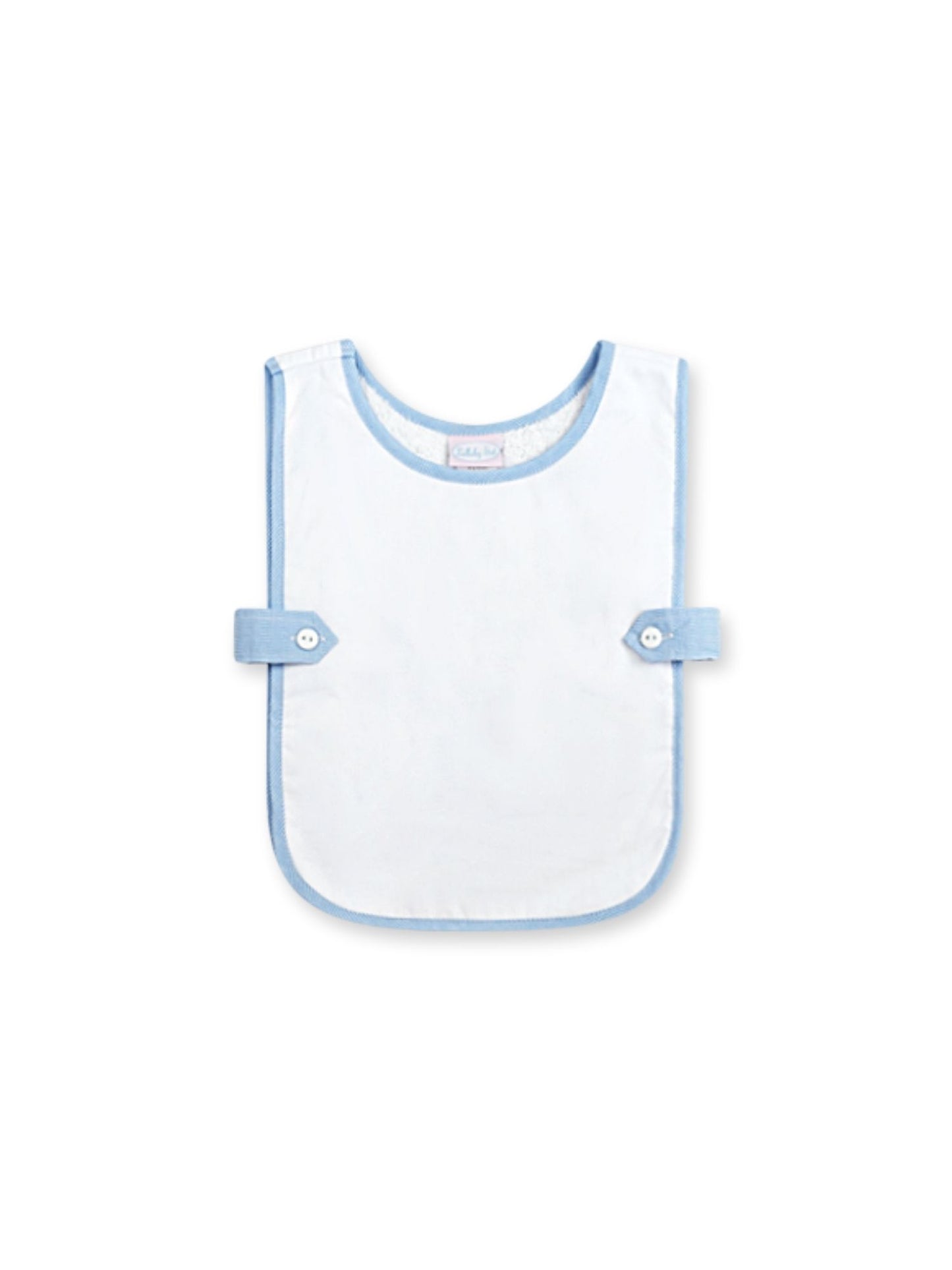 Celebration Bib Baby Blue Minigingham