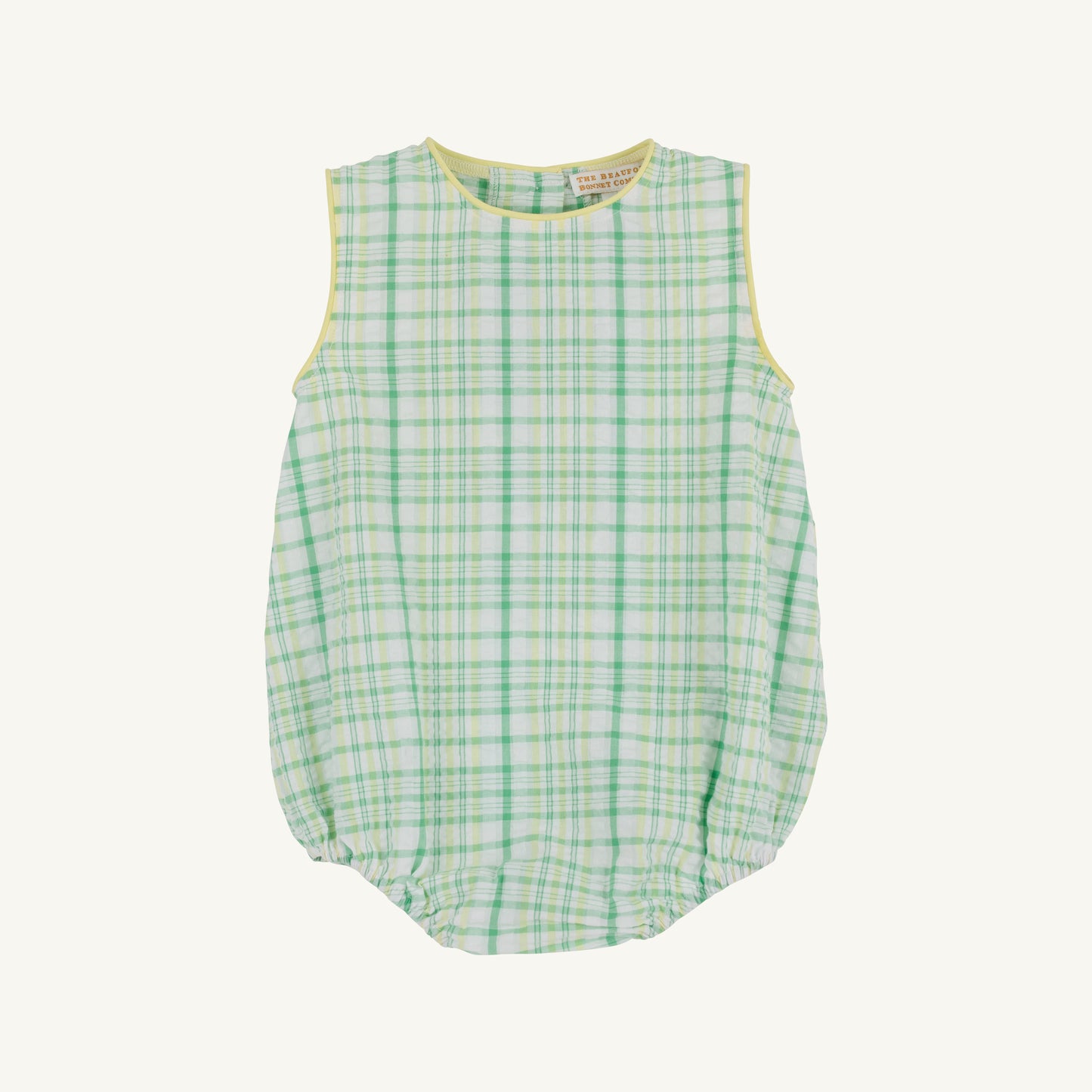 Benjamin Bubble Seersucker Gibson Island Green/Lake Worth Yellow