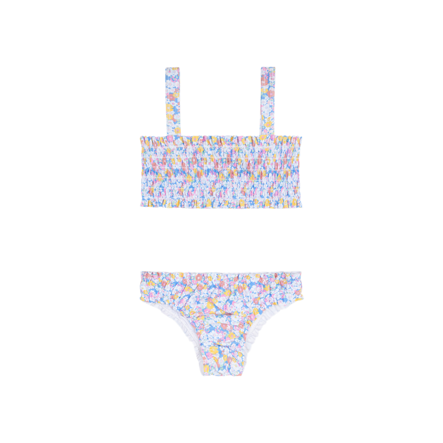 Girls Jasmine Blossom Smocked Bikini