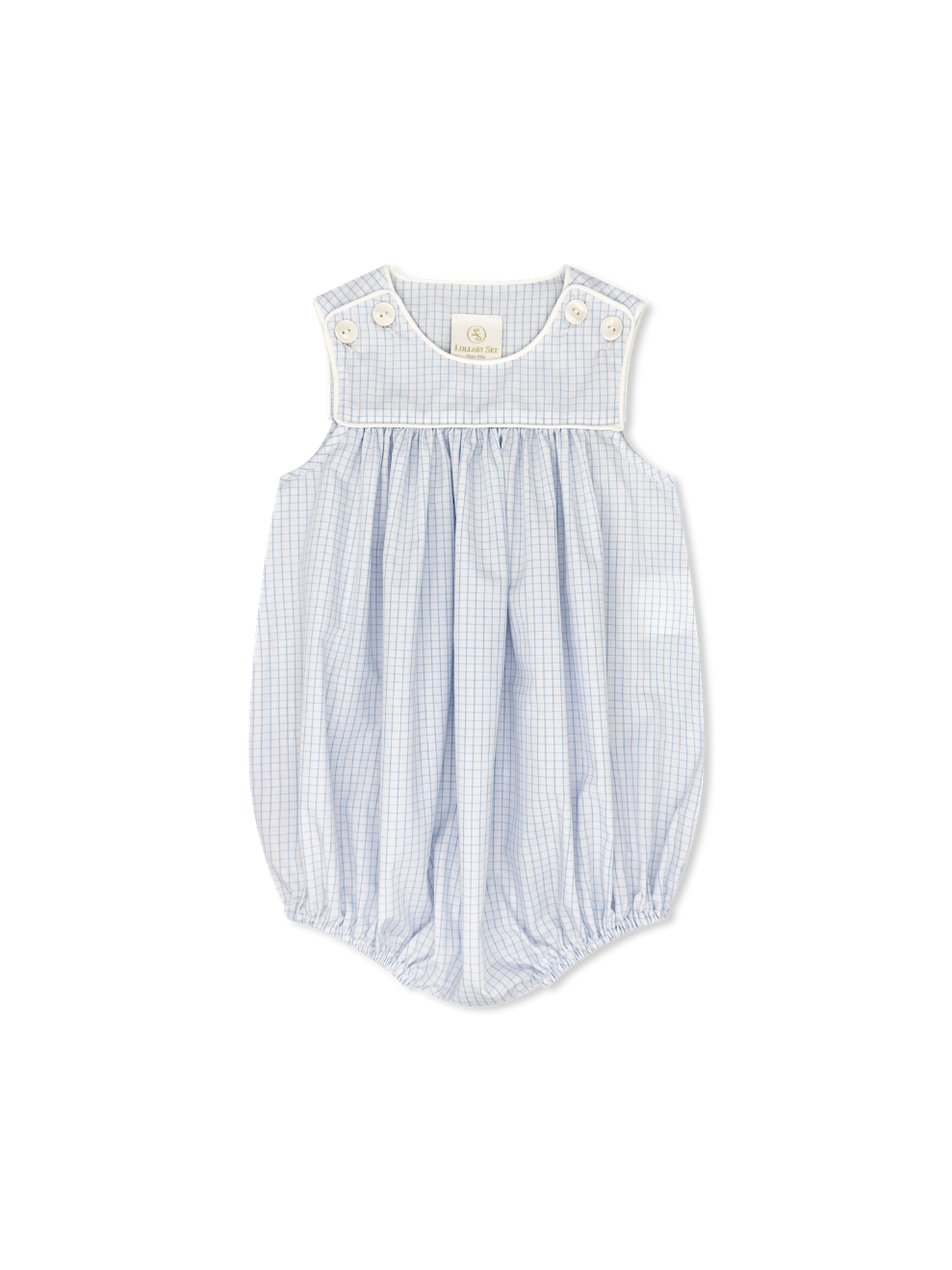 Charming Bubble Classic Blue Windowpane