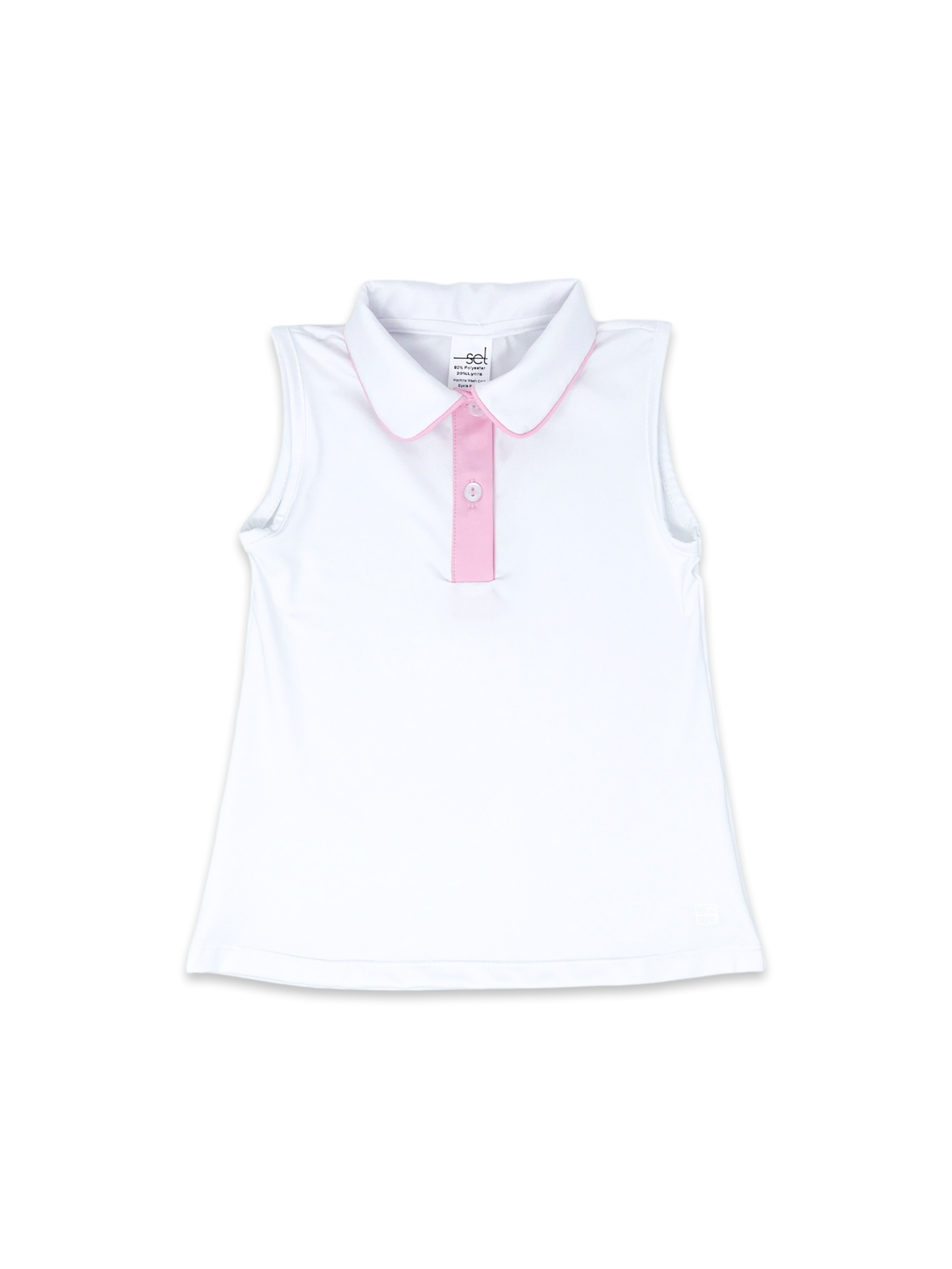 Gabby Tank Pure Coconut/Cotton Candy Pink