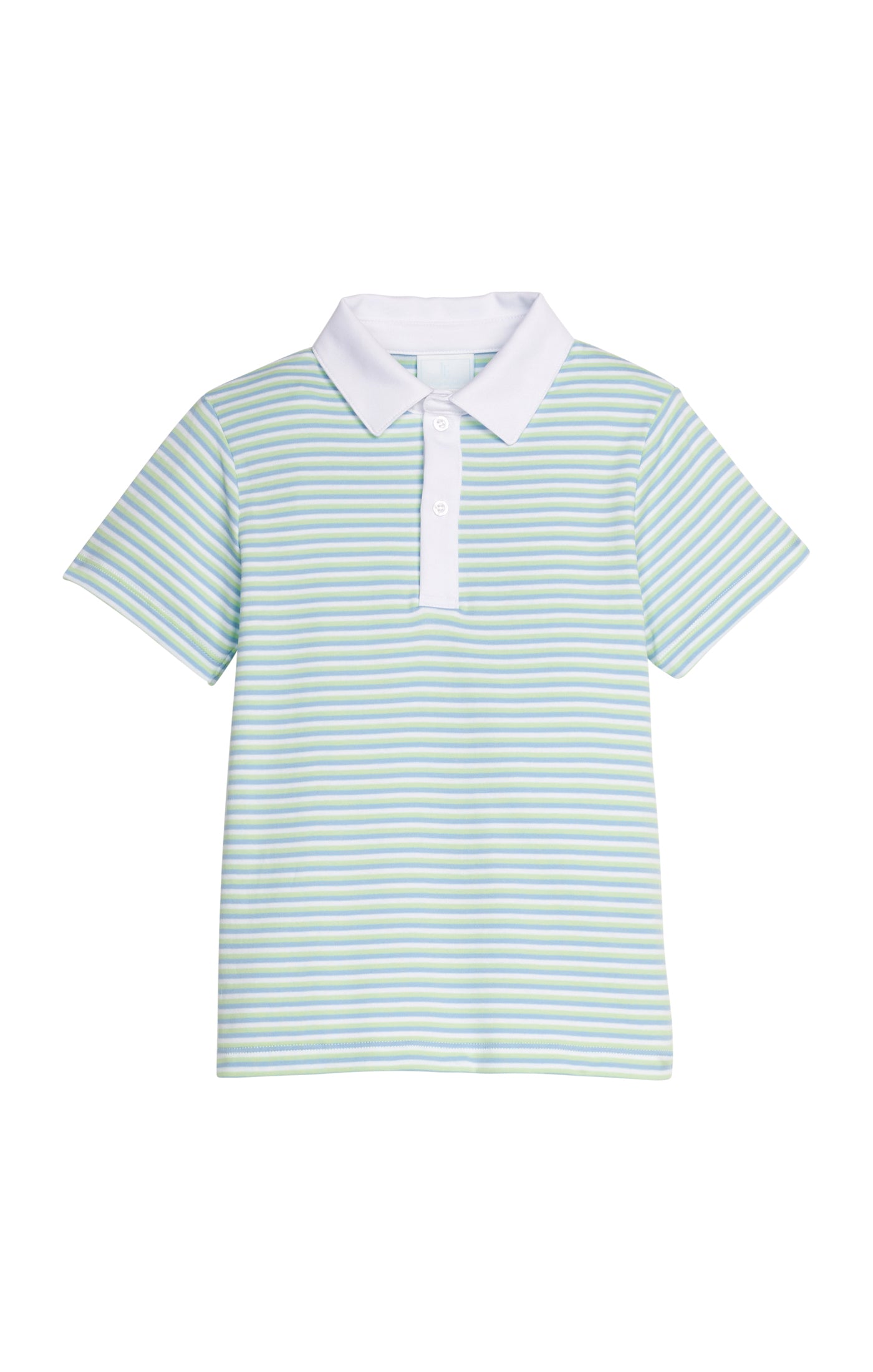Short Sleeve Polo Greenview Stripe
