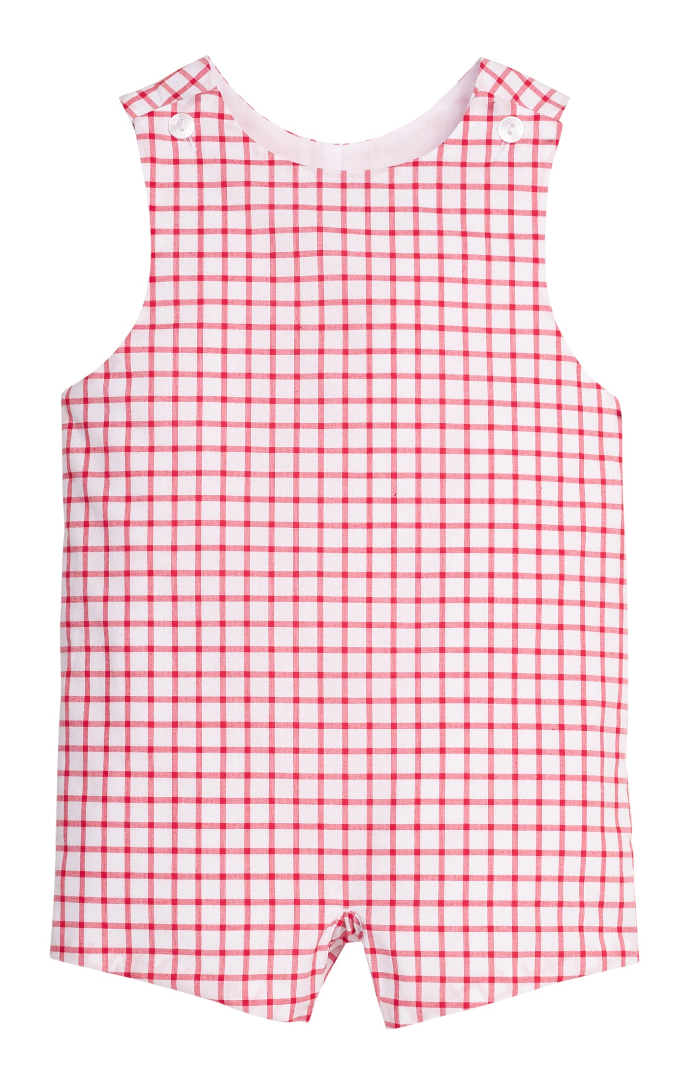Vintage John John Red Windowpane