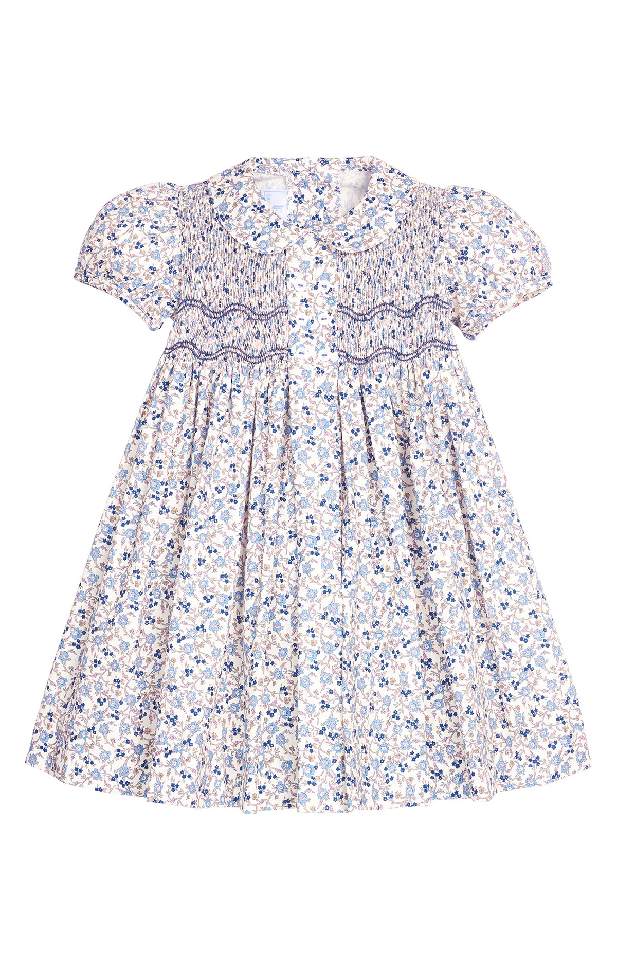 Smocked Bridget Dress Wisteria Floral