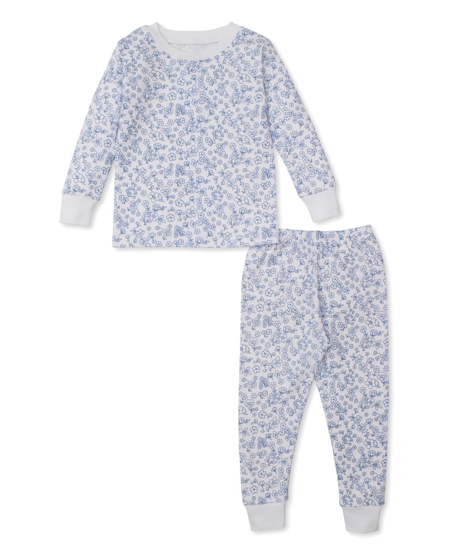 PJ's Fall Flower Navy Pajama Set Snug