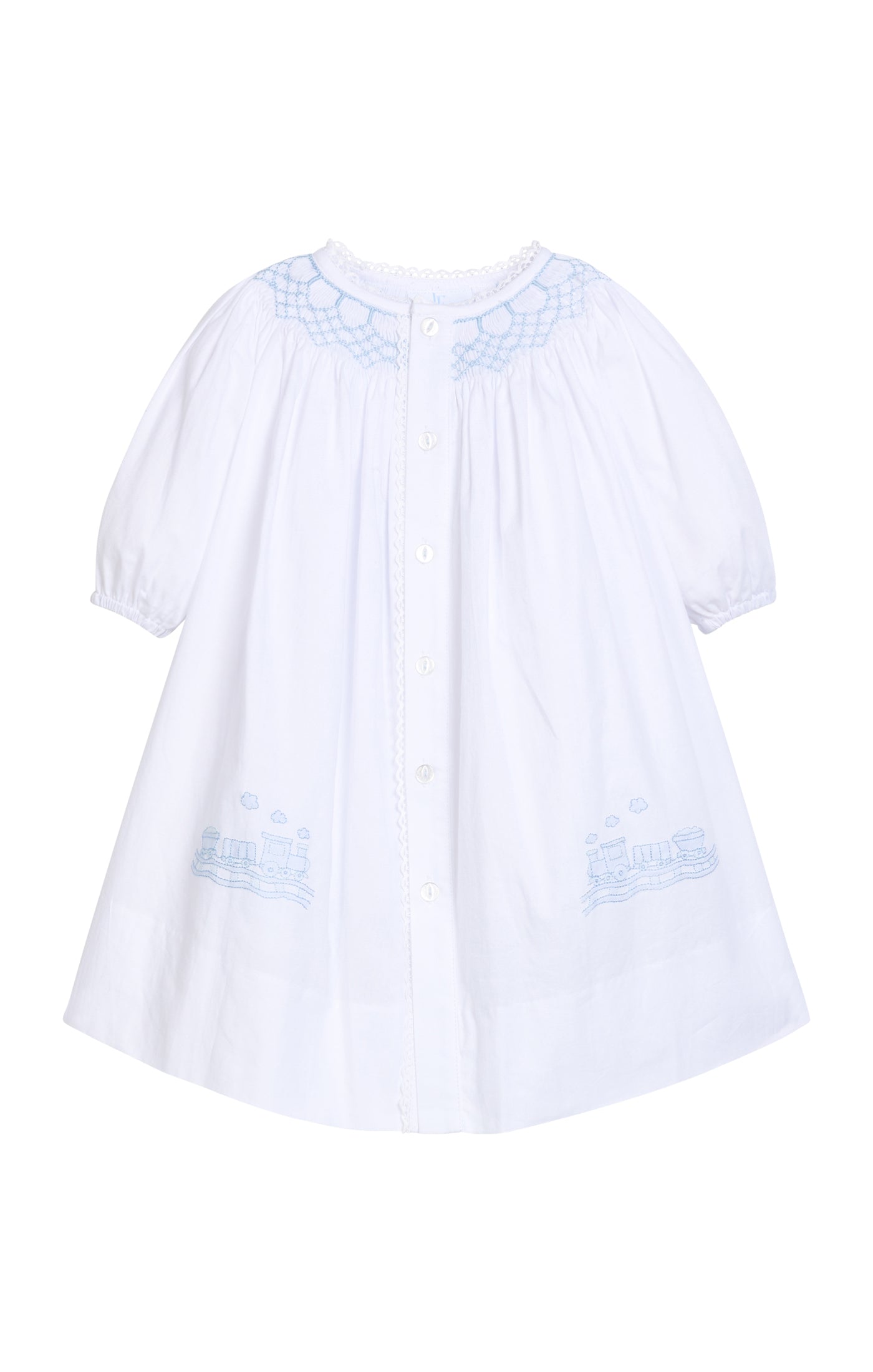 Smocked Heirloom Gown Trains