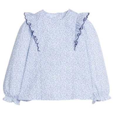 Flutter Blouse Blue Vinings