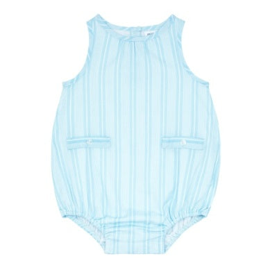 Baby Pacific Blue Stripe Romper