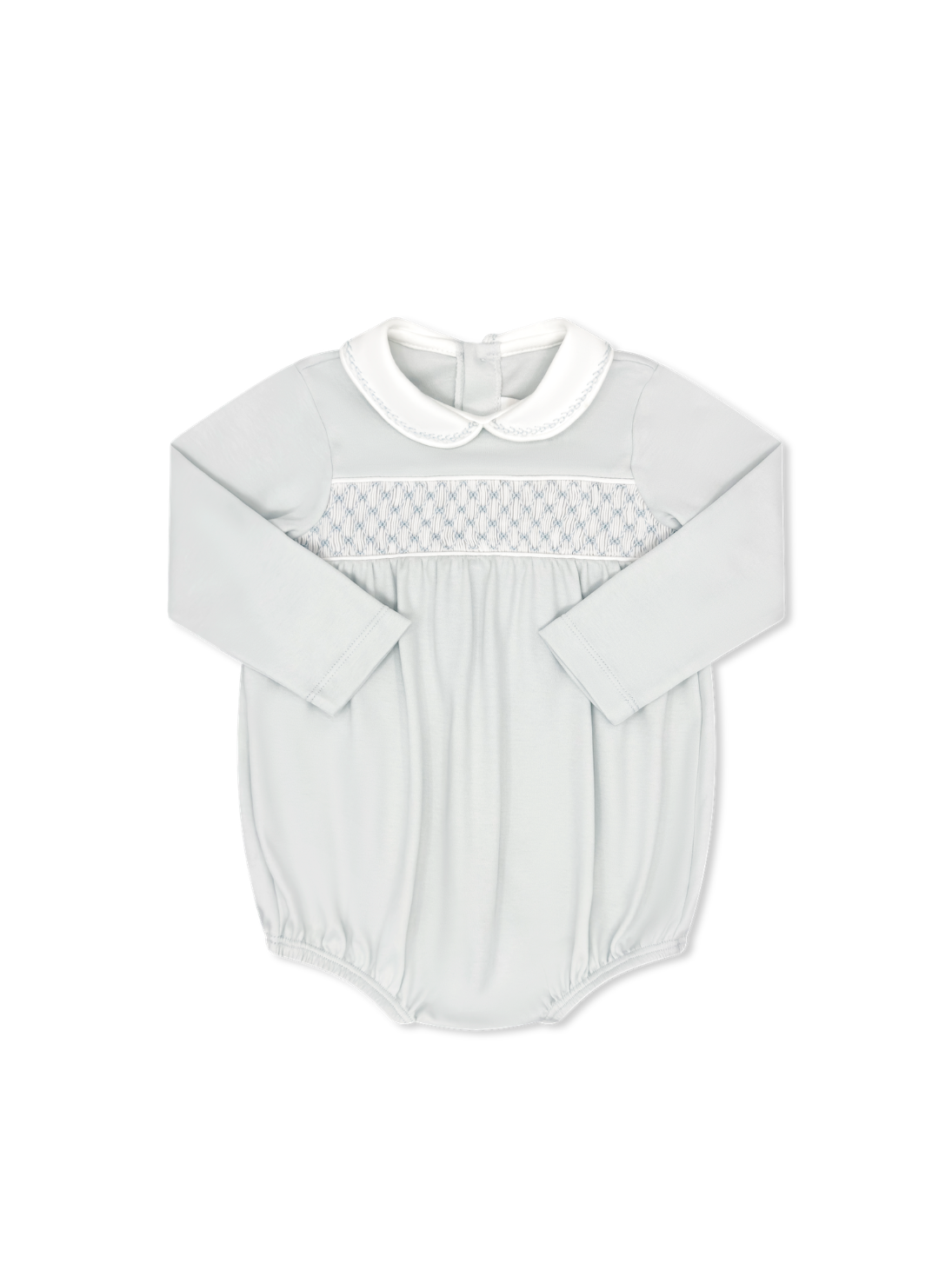 Windsor Bubble Long Sleeve Park Blue Pima