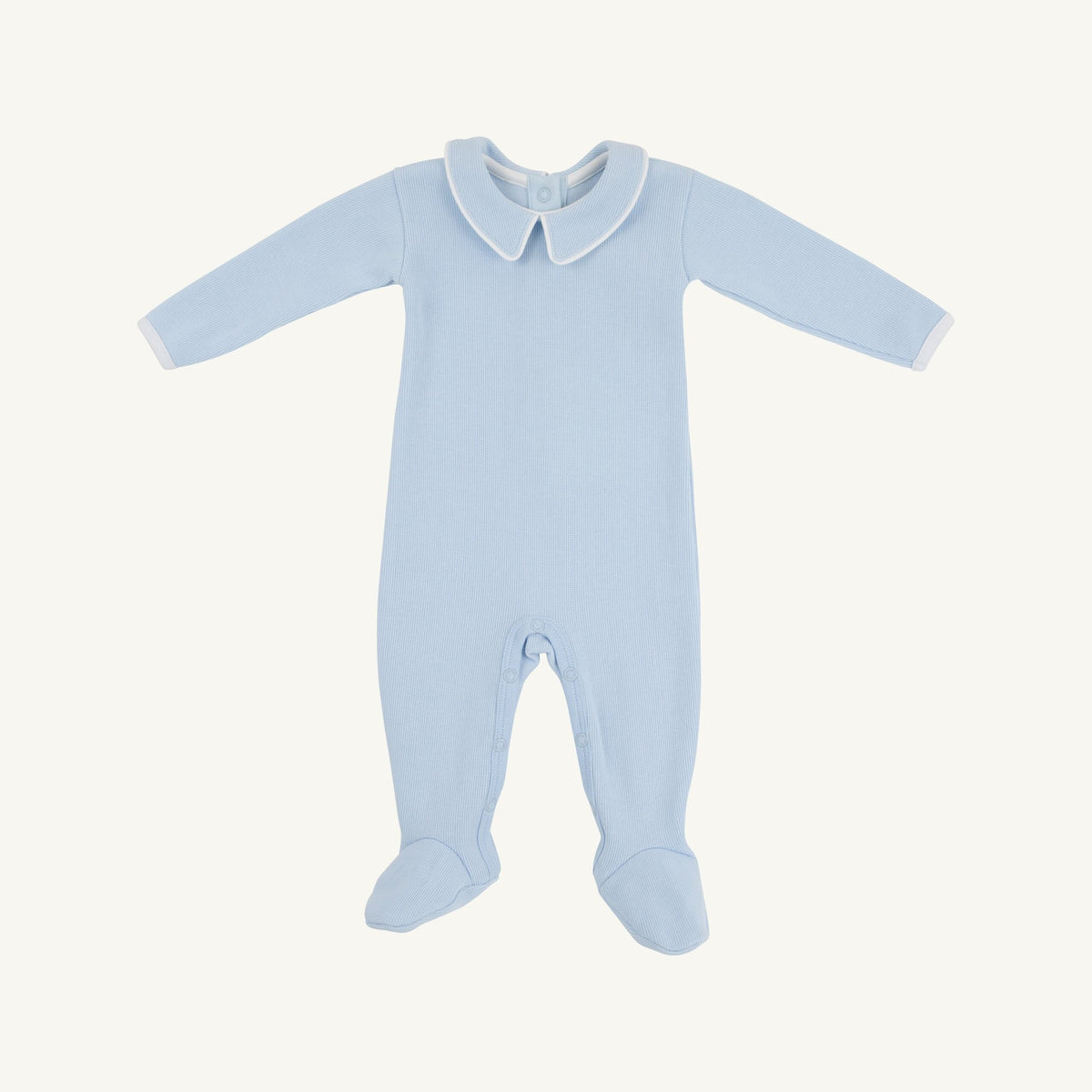 Rock Me Romper Ribbed Buckhead Blue Worth Ave White