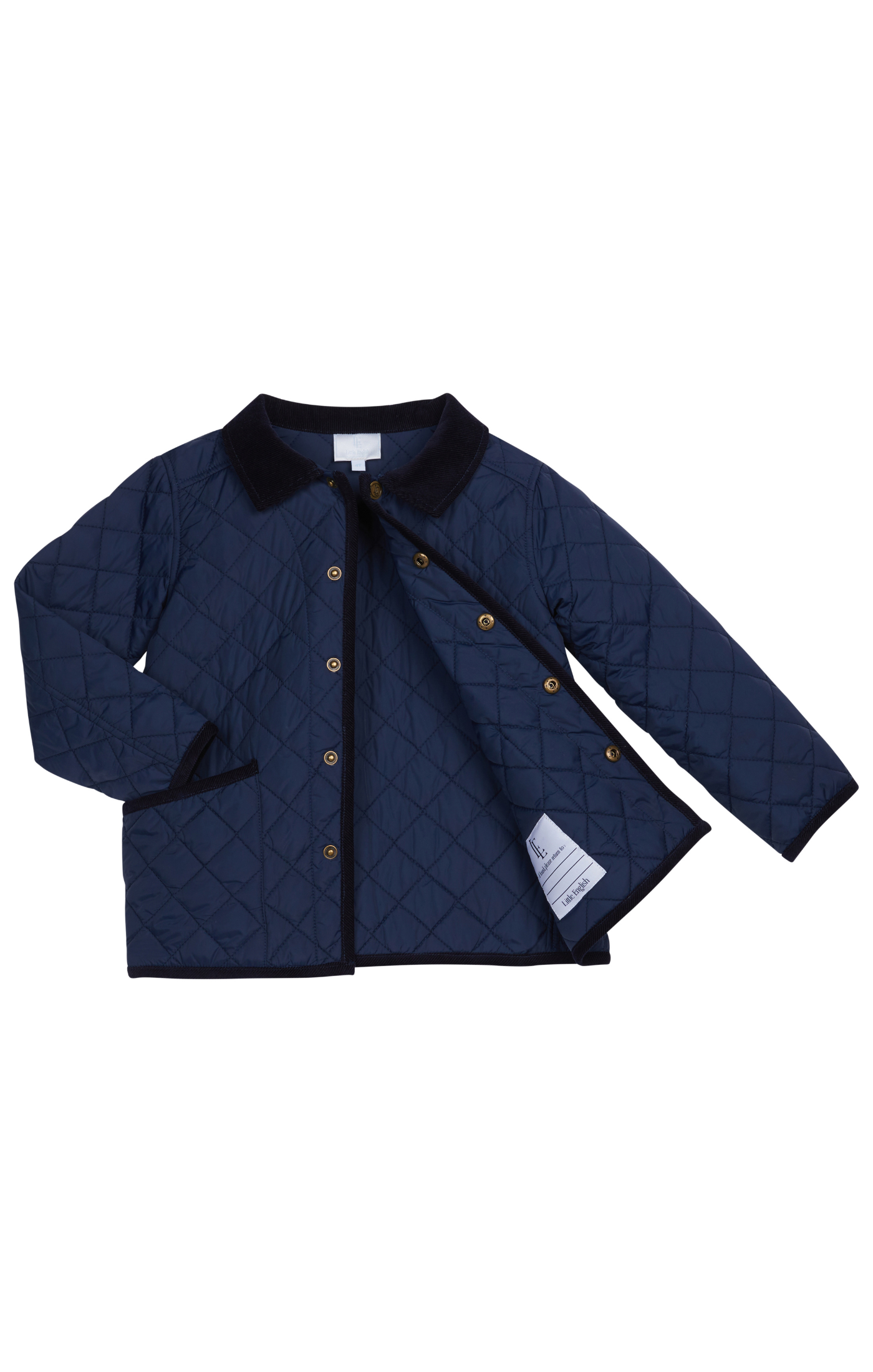 Classic Quilted Jacket Navy