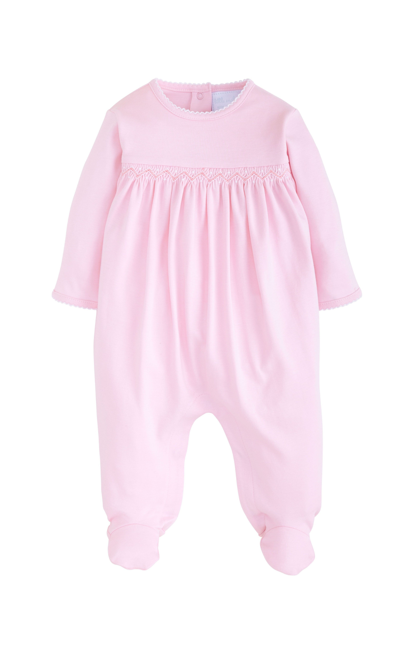 Welcome Home Layette Footie Pink