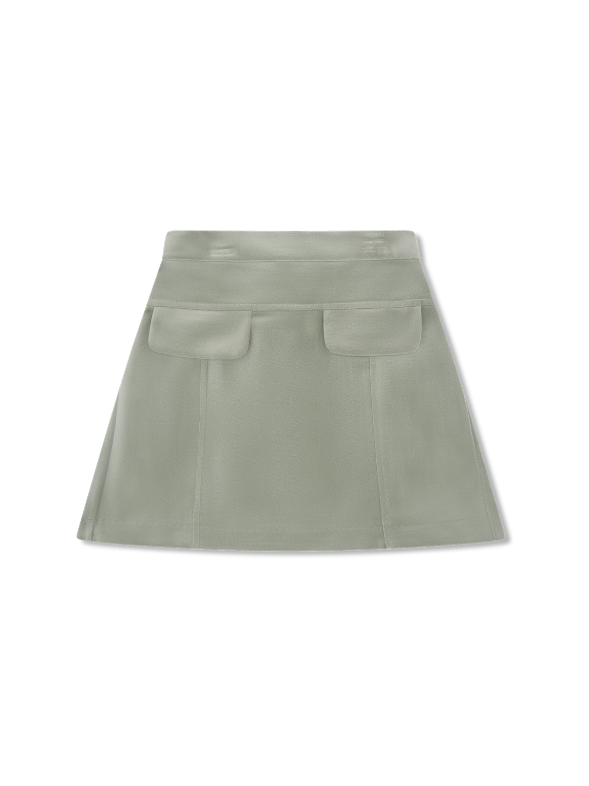 Claire Skirt Leyland Green Velvet