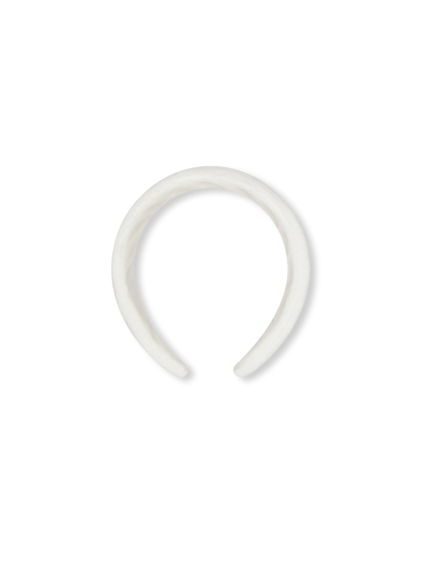 Hannah Headband Winter White Velvet