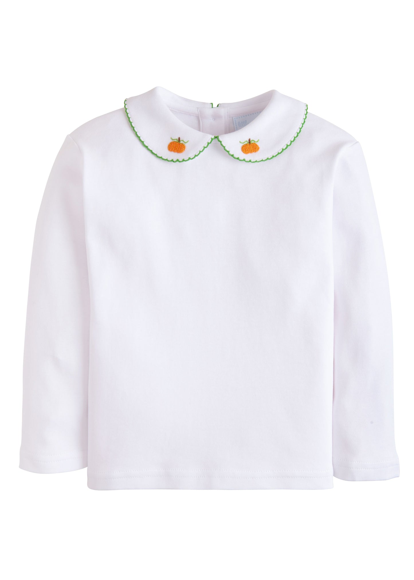 Long Sleeve Pinpoint Shirt Pumpkin