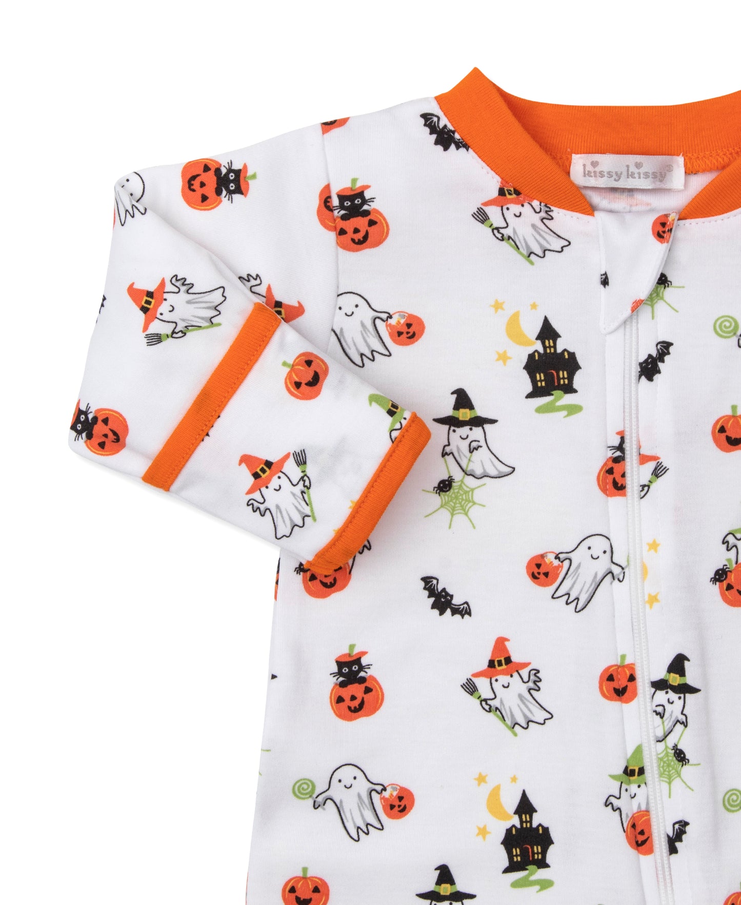 Ghostly Cheer Footie with Zipper