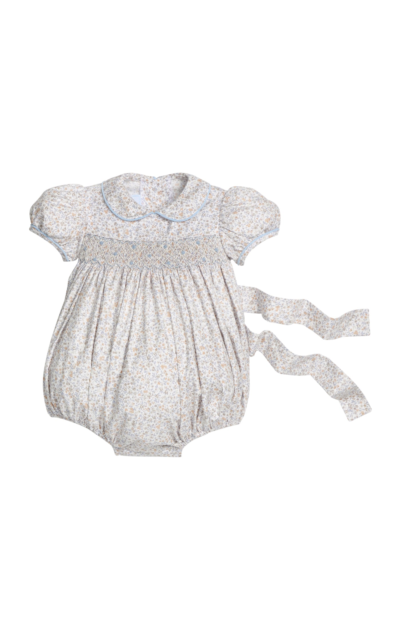 Smocked Peter Pan Bubble Winthrop Floral