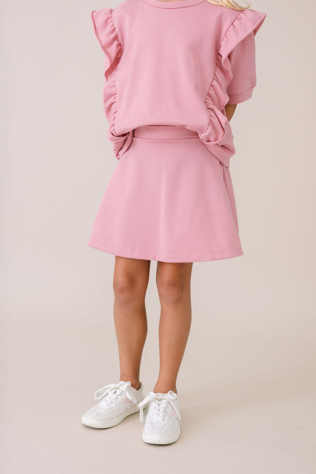 Lacey Skirt Pembroke Pink Knit