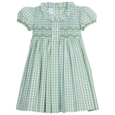 Leland Plaid Smocked Bridget Dress