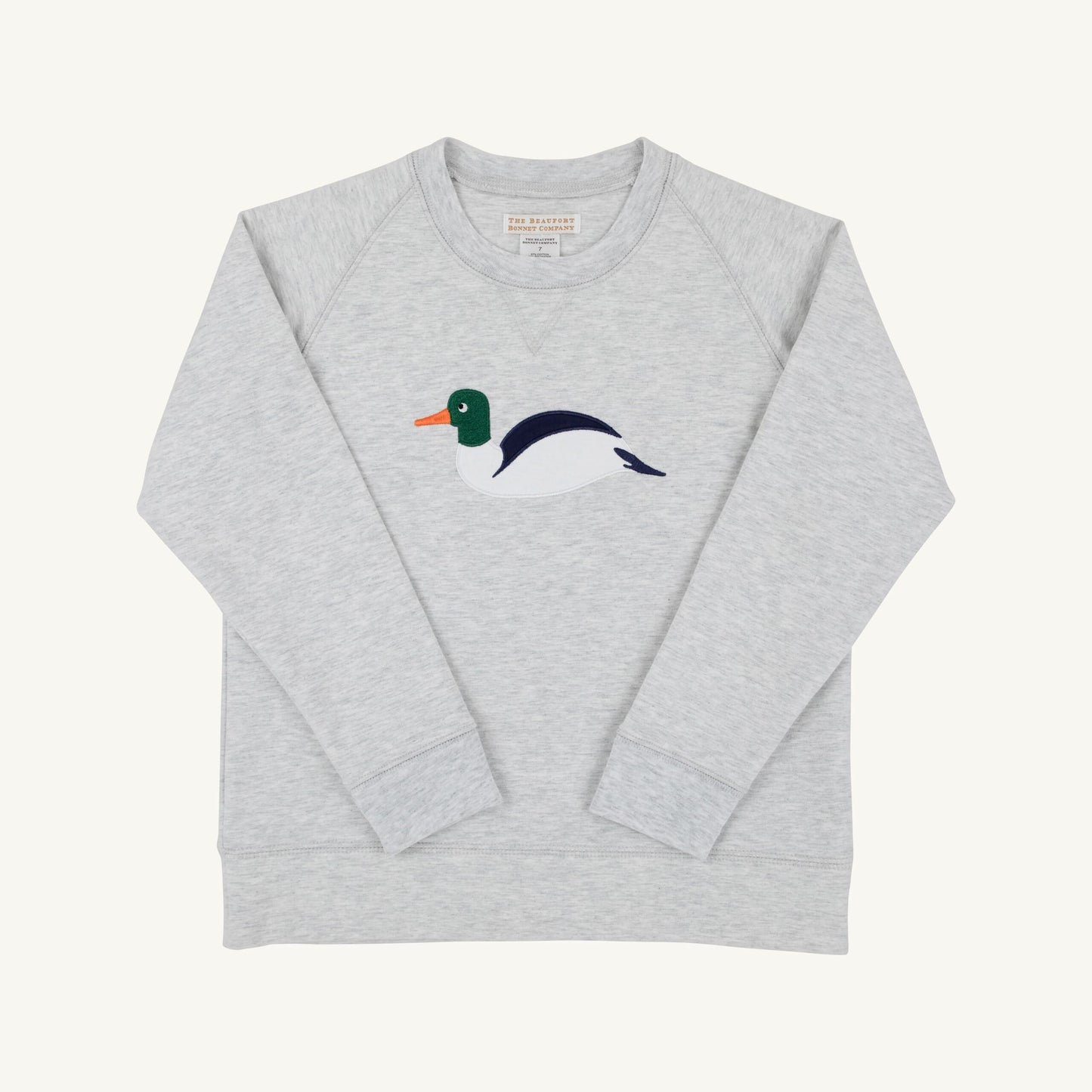 Cassidy Comfy Crewneck Grantley Gray Heathered Duck