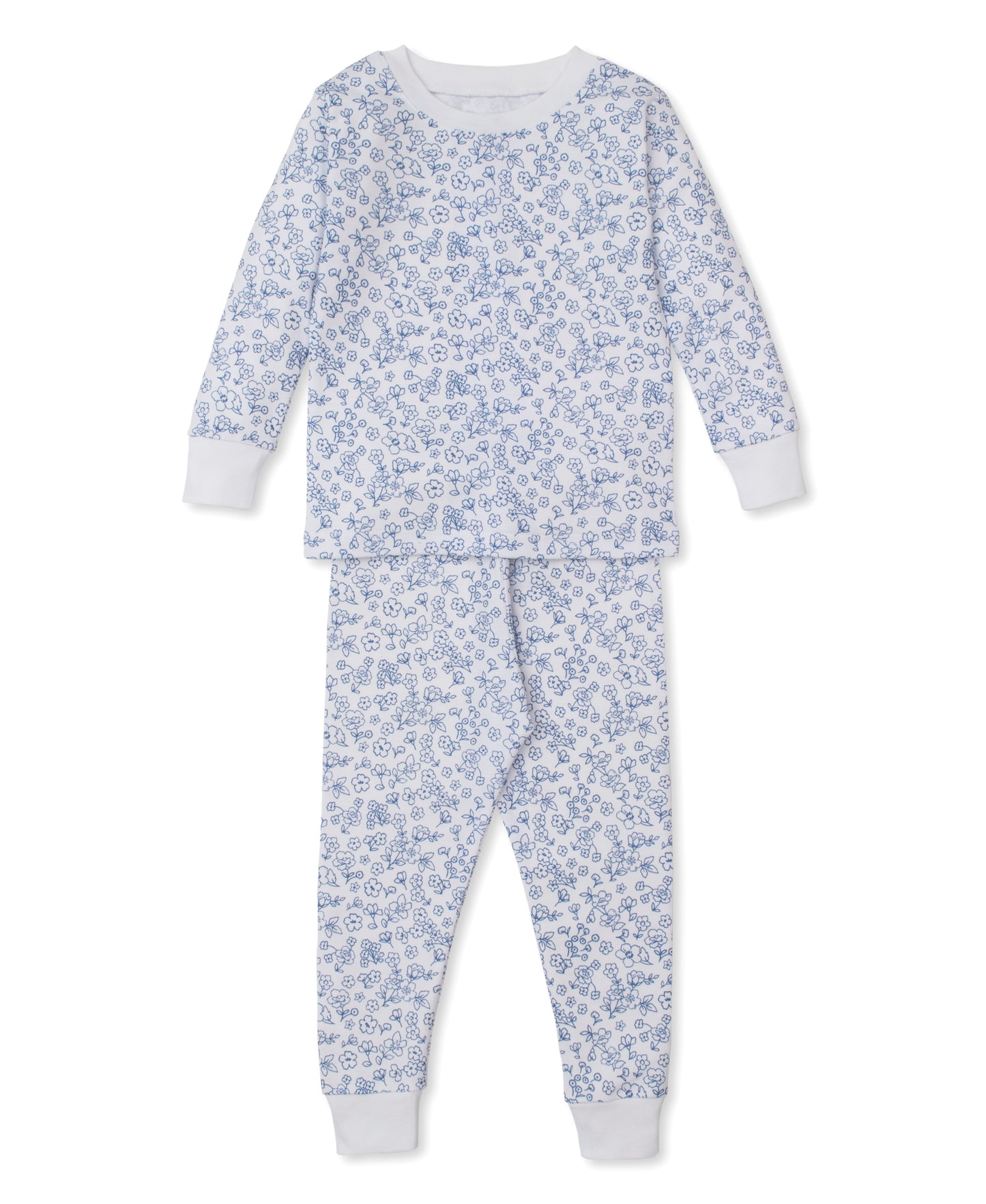 PJ's Fall Flower Navy Pajama Set Snug