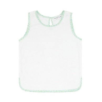 Girls White French Terry Set