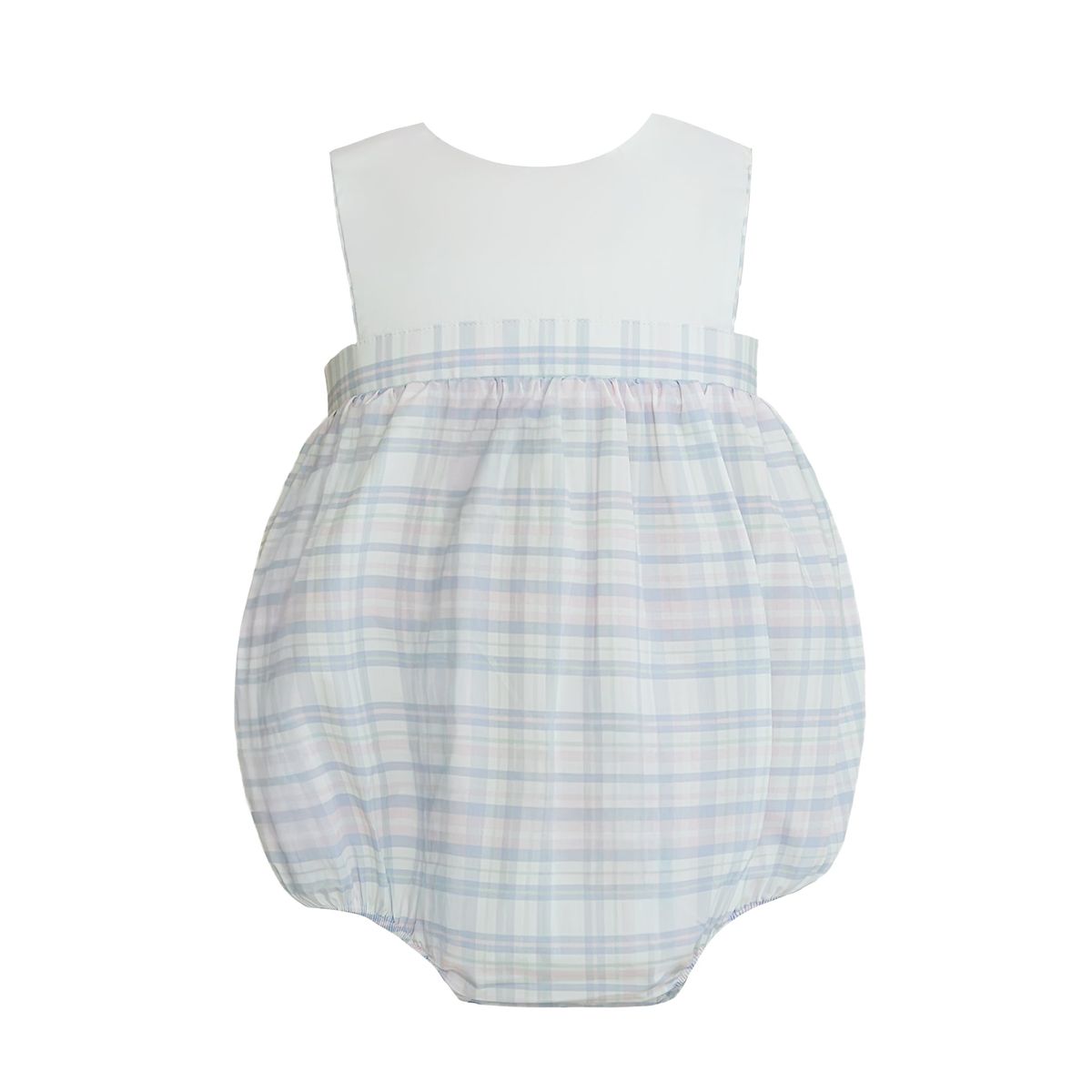 Peyton Blue Spring Plaid Bubble