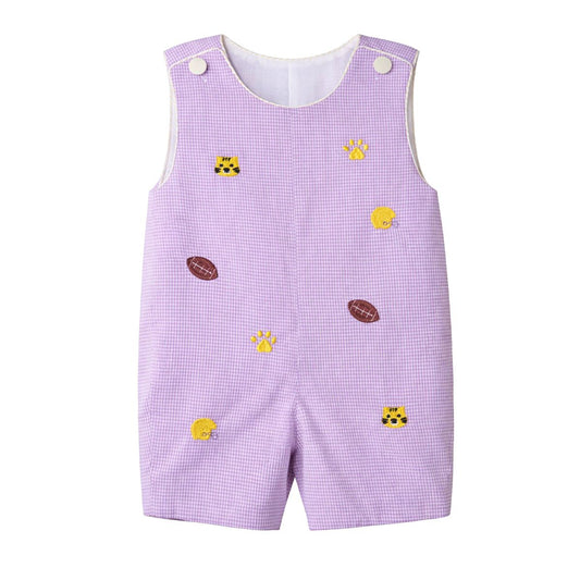 Elliott Jon Jon All Over Embroidery Purple Tigers