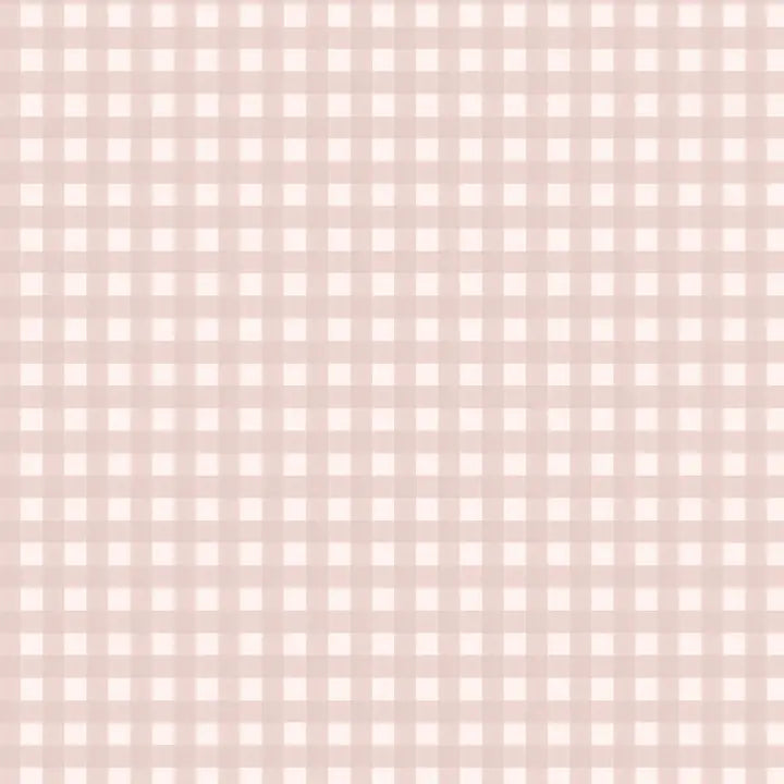 Toddler Pajama Set in Micro Gingham Petal Pink
