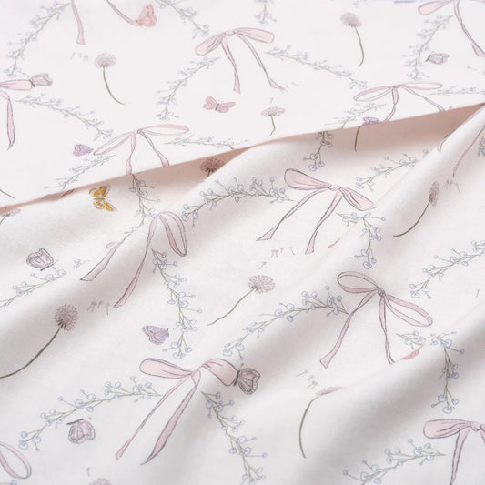 Bows & Butterfly Kisses Pink Swaddle