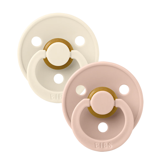 2 Pack Ivory/Blush  Round Size 1