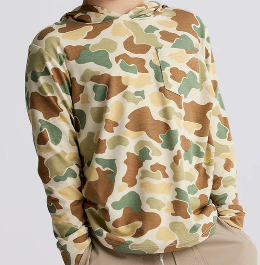 Toddler Bamboo Shade Hoodie Vintage Camo