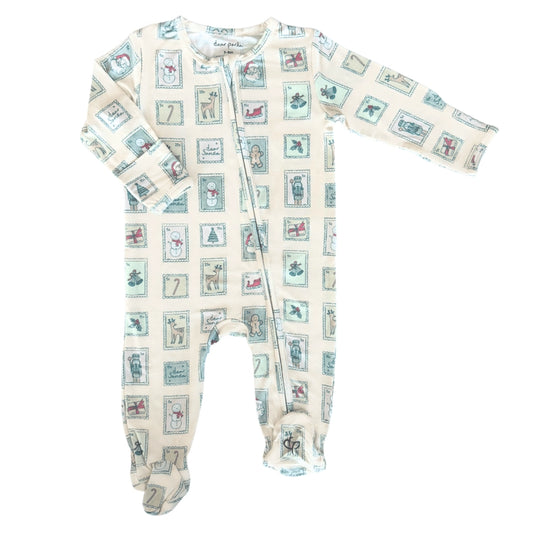 Dear Santa Zipper Footie Onesie