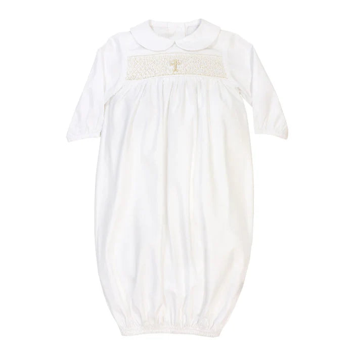 Ivory Christening Long Sleeve Sac Boys