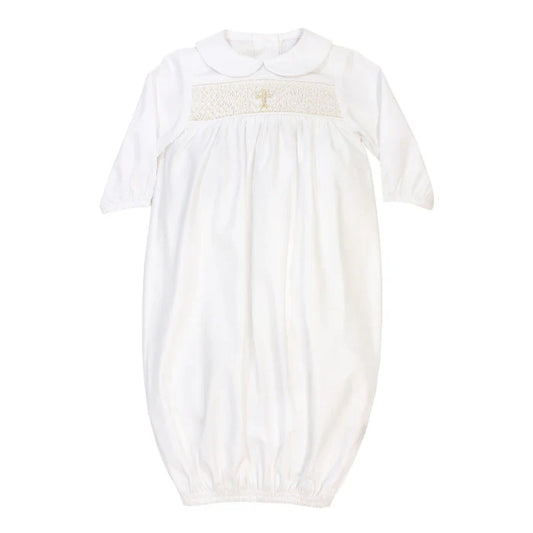 Ivory Christening Long Sleeve Sac Boys