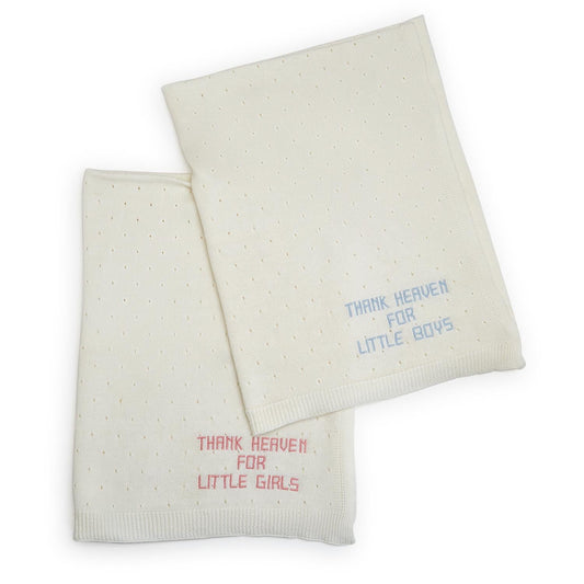 Thank Heaven Knit Blanket