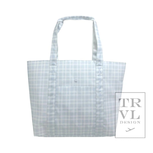 Jumbo XL Tote Pimlico Plaid Blue