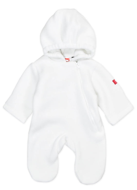 Baby Polartec Fleece Warmplus Bunting White