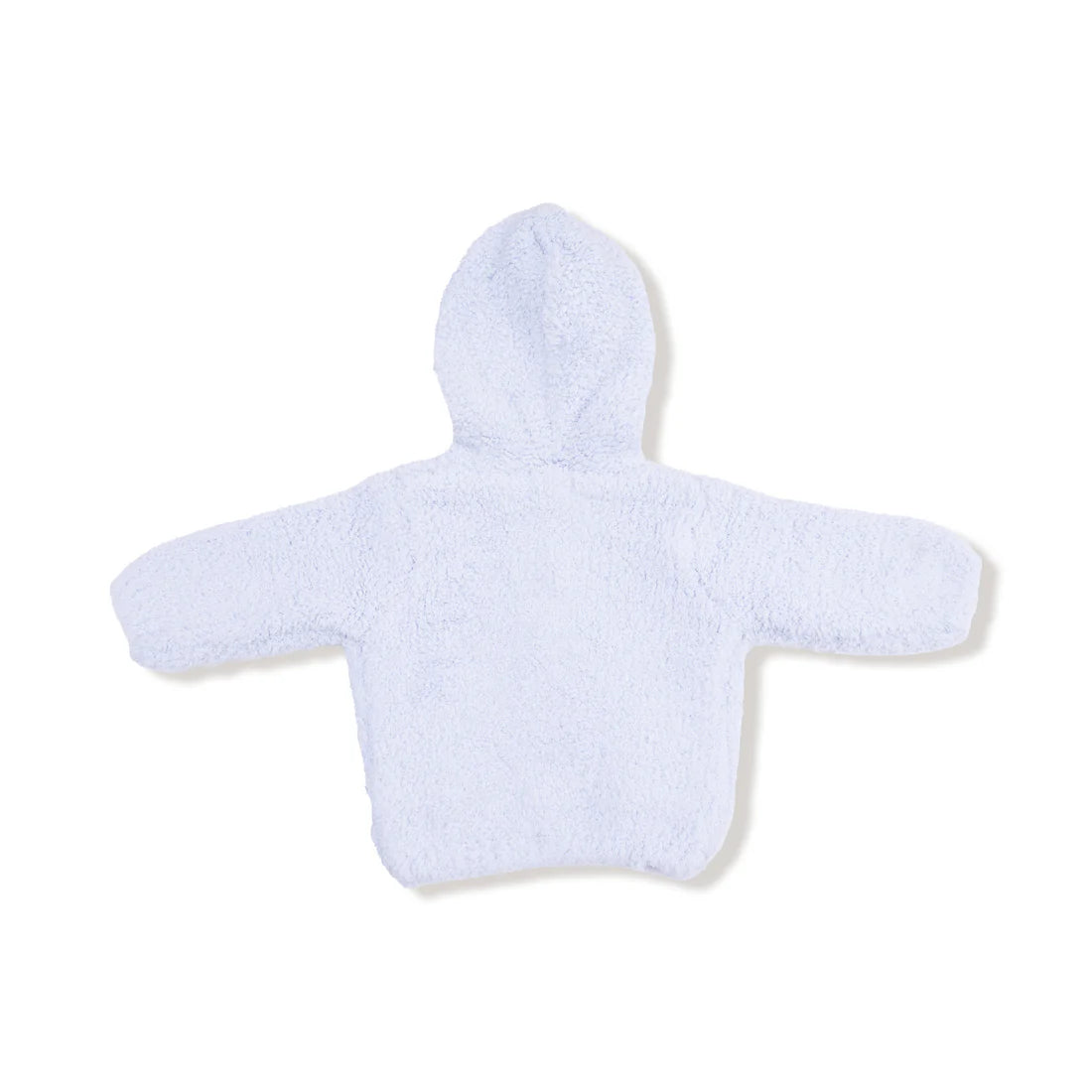 Light Blue Chenille Hooded Jacket