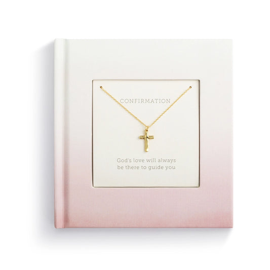 Girls Confirmation Book and 16in Necklace