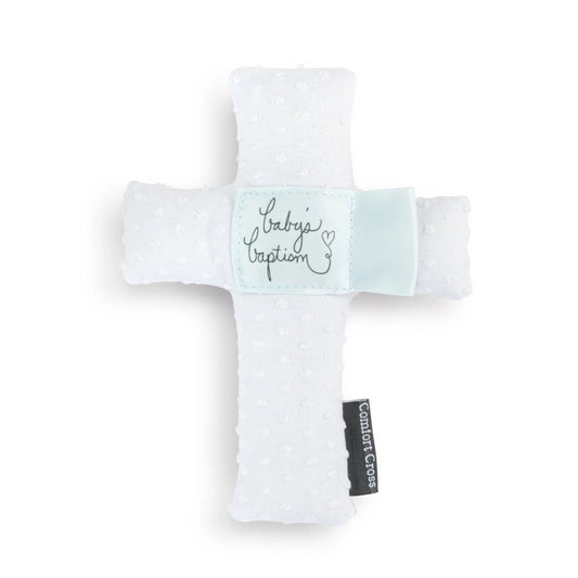 Blue Baptism Comfort Cross