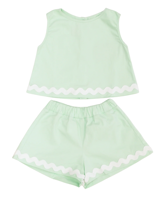 Reagan Ric Rac Set Seaside Mint