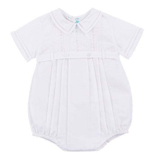 White Lace Button Belt Creeper