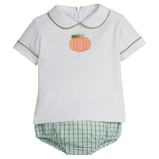Applique Peter Pan Diaper Set Pumpkin